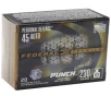 Federal Punch 45 ACP Auto Ammunition 230 Grain Jacketed Hollow Point - PD45P1