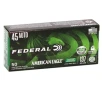 Federal American Eagle IRT 45 ACP Auto Ammunition 137 Grain Lead Free Full Metal Jacket - AE45LF1