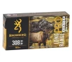 Browning Long Range Pro 308 Winchester Ammunition 165 Grain Boat Tail Polymer Tip - B192503082