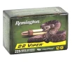 Remington 22 Viper 22 Long Rifle Ammunition 36 Grain Plated Truncated Cone Solid Projectile - VP225