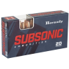 Hornady Subsonic 300 AAC Blackout Ammo 190 Grain Sub-X - 80877