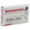 Winchester USA 5.56x45mm NATO M193 Ammunition 55 Grain Full Metal Jacket - WM193K