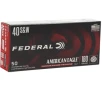 Federal American Eagle 40 S&amp;amp;W Ammunition 180 Grain Total Metal Jacket - AE40N1