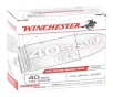 Winchester USA 40 S&amp;amp;W Ammunition 165 Grain Full Metal Jacket 200 Round Range Pack - USA40W