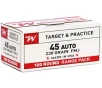 Winchester 45 ACP AUTO Ammo 230 Grain Full Metal Jacket - USA45AVP