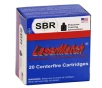 SBR LaserMatch Tracer 9mm Ammo 158 Grain Full Metal Jacket ERVT Subsonic – LM9158E-20